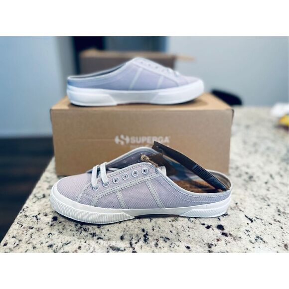 Superga Women's 2402 Organic Canvas Natural Dye Slide Sneaker - Picture 1 of 8